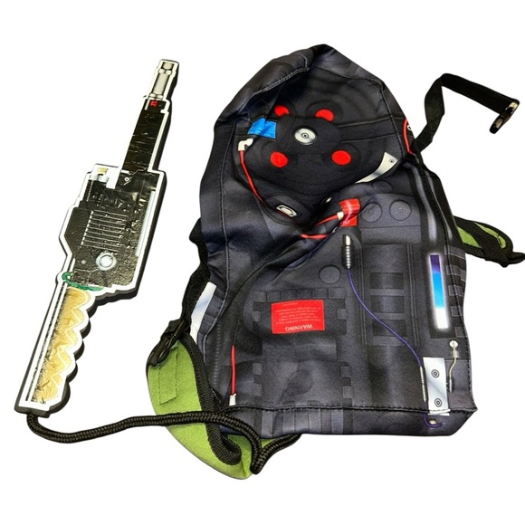 Kids Ghostbusters Costume jumpsuit w/Proton Pack Accessory Halloween Large 12/14 - Picture 5 of 6